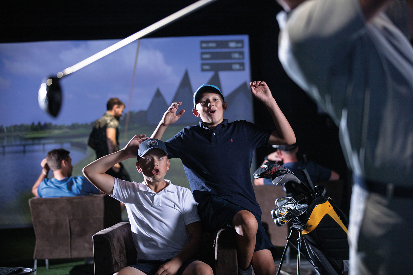 Bild som illustrerar Golfhäng på höstlovet för killar