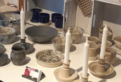 Summer café & craft exhibition at Isaberg