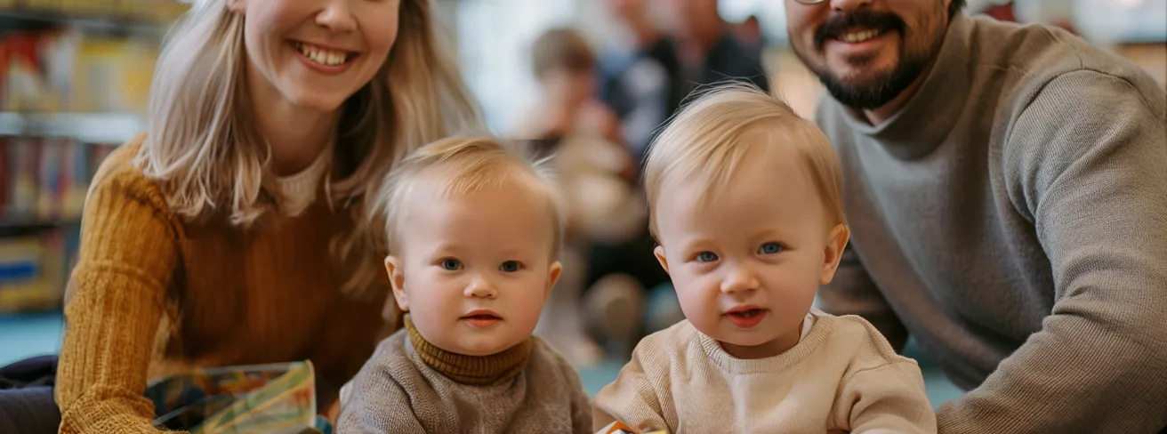 Bild som illustrerar Familjestund på Biblioteket