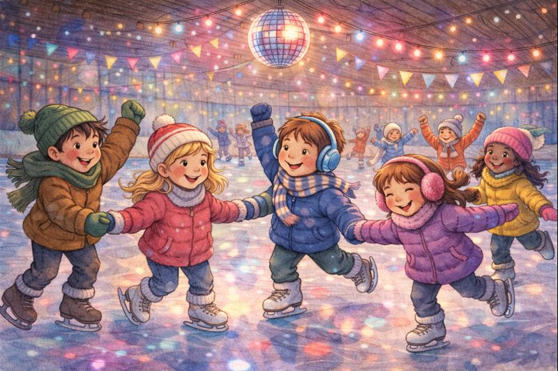 Bild som illustrerar Skridskodisco