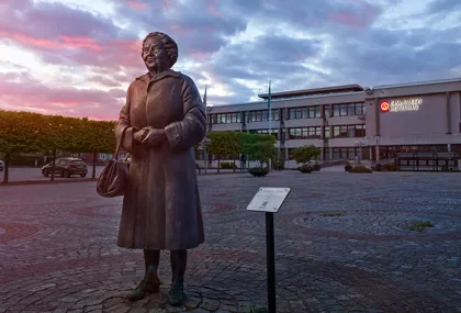 Tanten på torget i Gislaved, Foto Patrik Svedberg