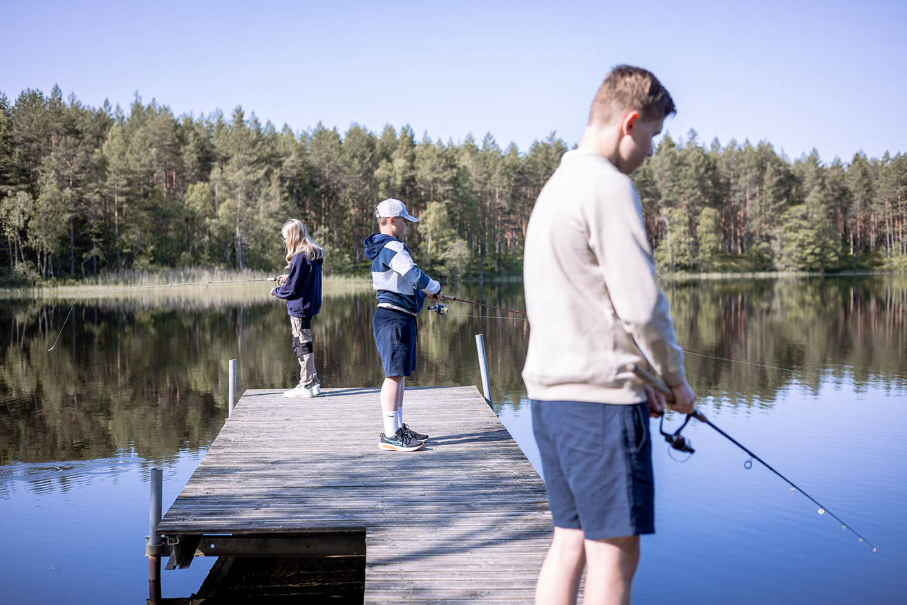 Test your fishing luck