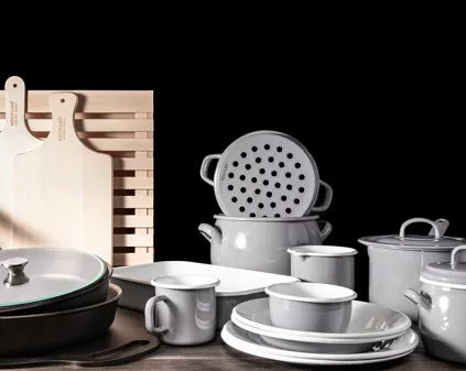 Bild som illustrerar Kockumspizzasteelgreyenamelutensils Web