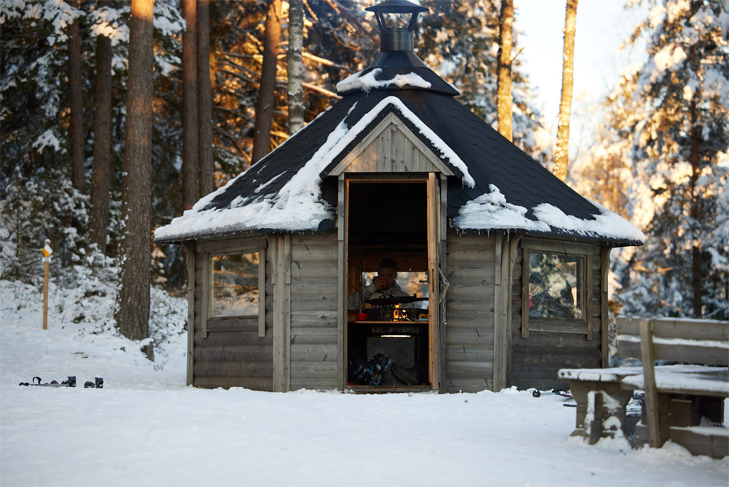 Bild som illustrerar Grillkåta Snö