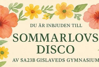 Bild som illustrerar Sommarlovs disco