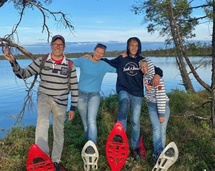 Bild som illustrerar Moss Skor På Store Mosse Kopiera