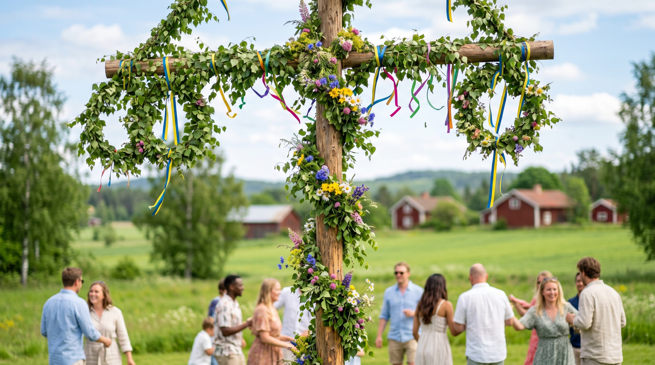 Image illustrating fira midsommar
