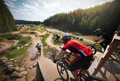 Mountain biking