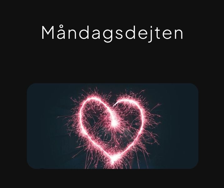 Bild som illustrerar Måndagsdejten