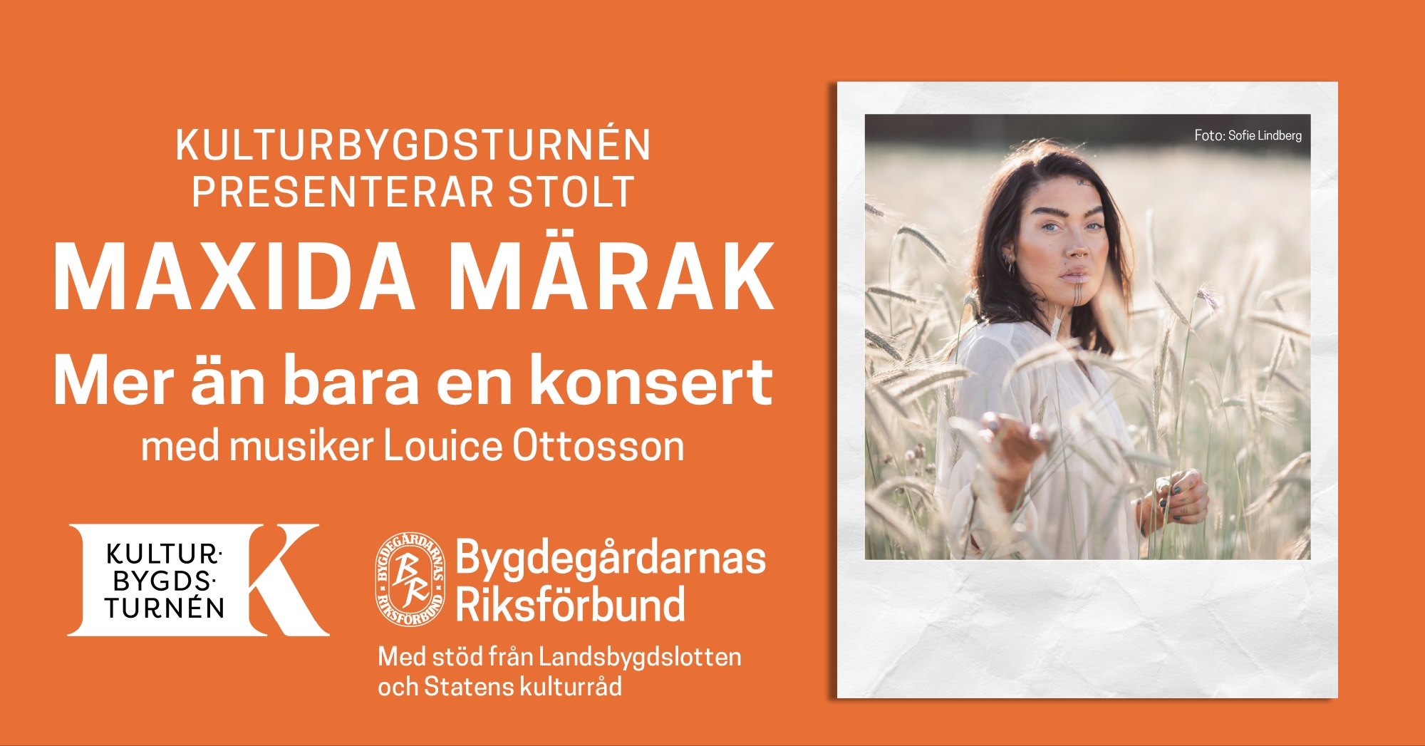 Bild som illustrerar Maxida Märak med musiker Louice Ottosson