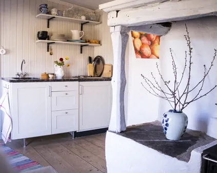 Image illustrating Erikson Cottage Ryggasstugan Interior